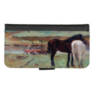 Horse in a Meadow, Edgar Degas iPhone 8/7 Wallet Case