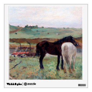 Horse in a Meadow, Edgar Degas Wall Decal