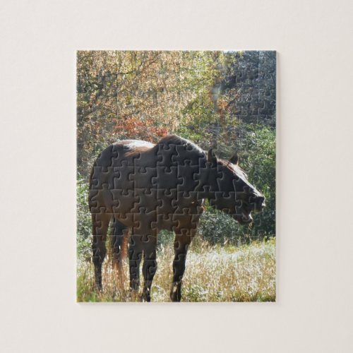 Horse in Autumn Jigsaw Puzzle