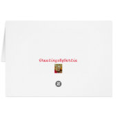 Horse in Beautiful Pasture Cards (Back Horizontal)