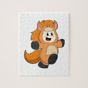 Horse in Costume Jigsaw Puzzle