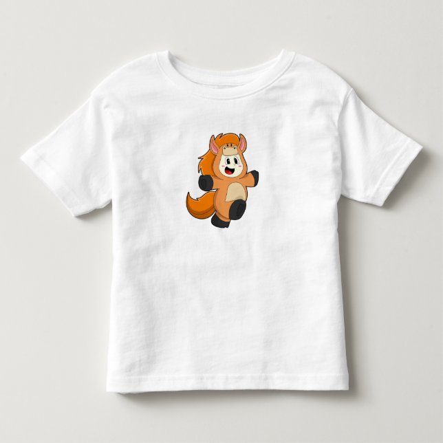Horse in Costume Toddler T-shirt (Front)
