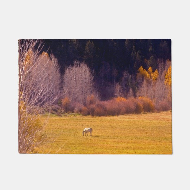Horse In Fall I Doormat (Front)