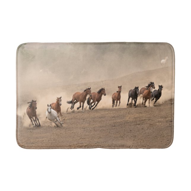 Horse In Fall II Bathroom Mat (Front)