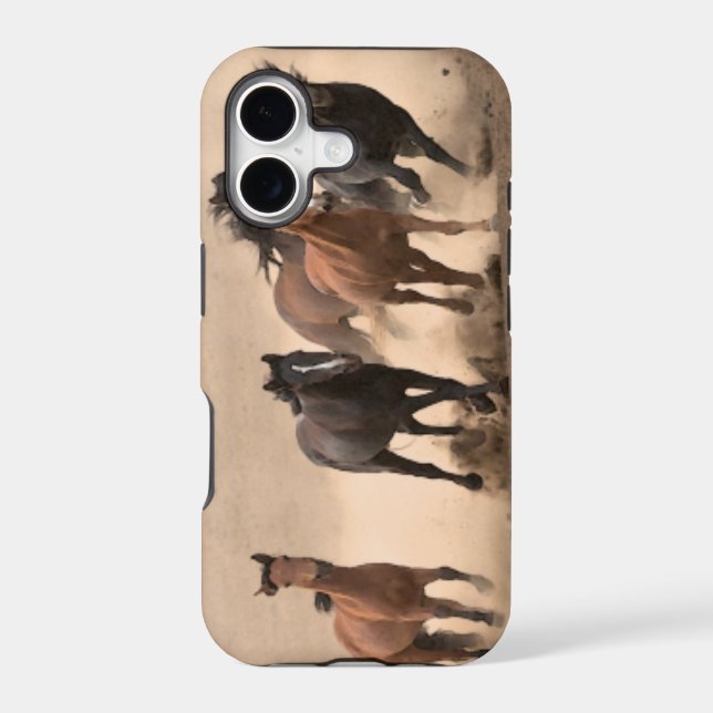 Horse In Fall II Iphone Case (Back)
