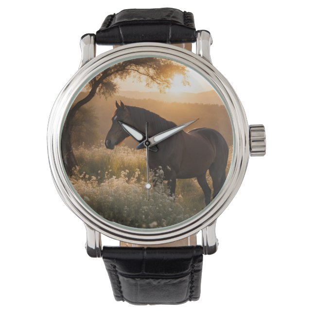 Horse in landscape  watch (Front)