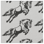 horse in the jump fabric