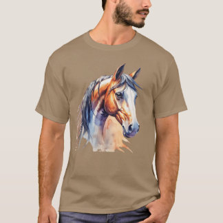 Horse in watercolor girl T-Shirt