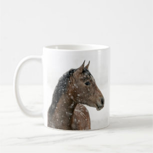 Horse in Winter Coffee Mug