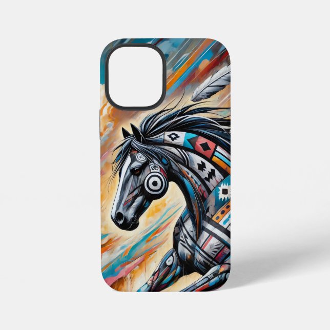 Horse iPhone 12 Mini Tough Case (Back)