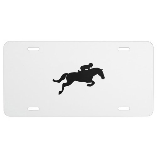 Horse Jump License Plate