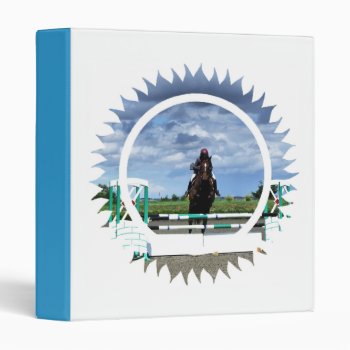 Horse Jumper Binder by HorseStall at Zazzle