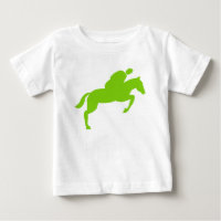 Horse Jumping - Martian Green