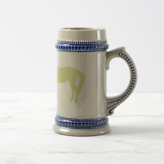 Horse Kisses (Green) Beer Stein