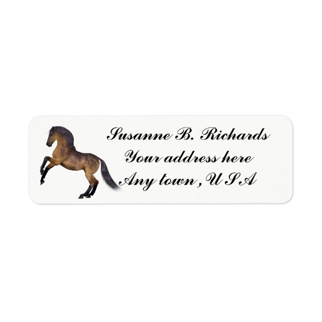 HORSE LABEL (Front)