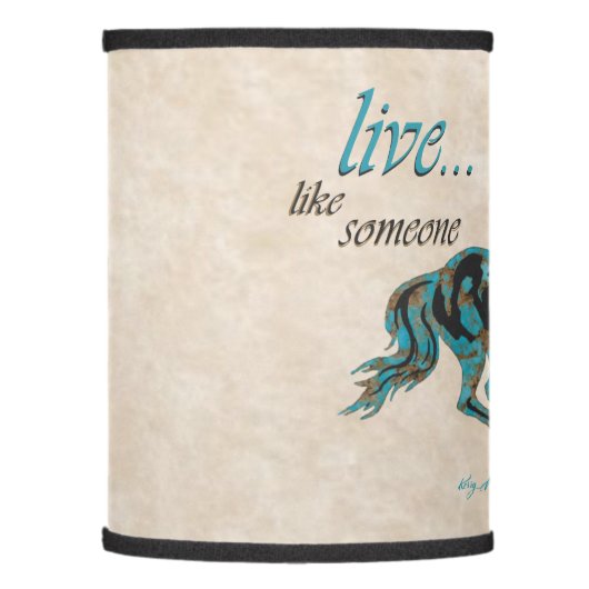 Horse Lamp Shade (Left)