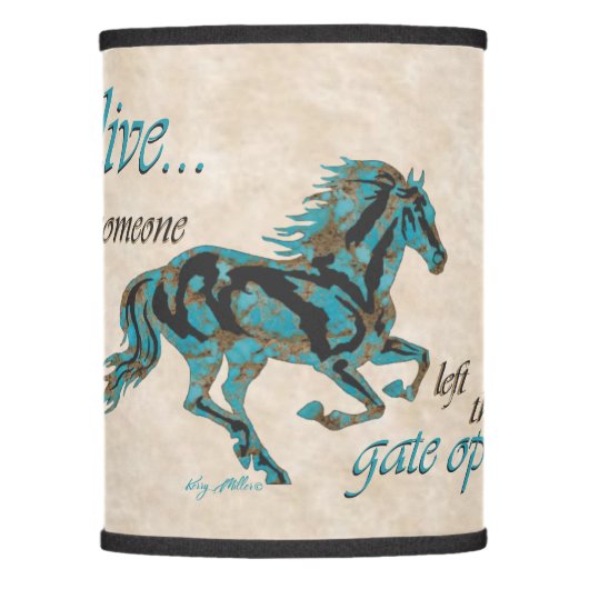 Horse Lamp Shade (Front)