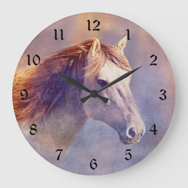 Horse Large Clock (Front)