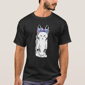 Horse Lgbt Q Cute Animal Transgender Pride Trans T-Shirt