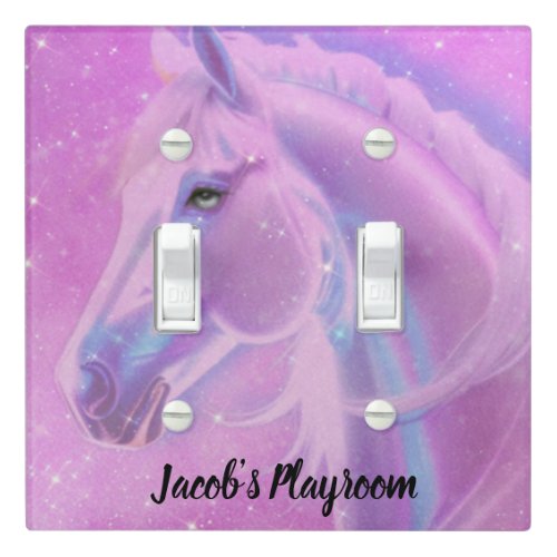 Horse Light Switch Cover