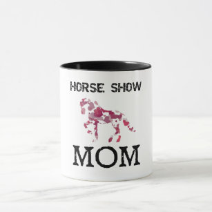 Horse Livestock Show Funny Showing Cattle Mom Mug