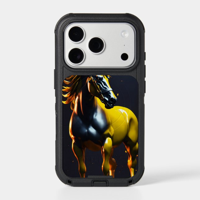 Horse Logo iPhone 11 Barely There Case (Back)