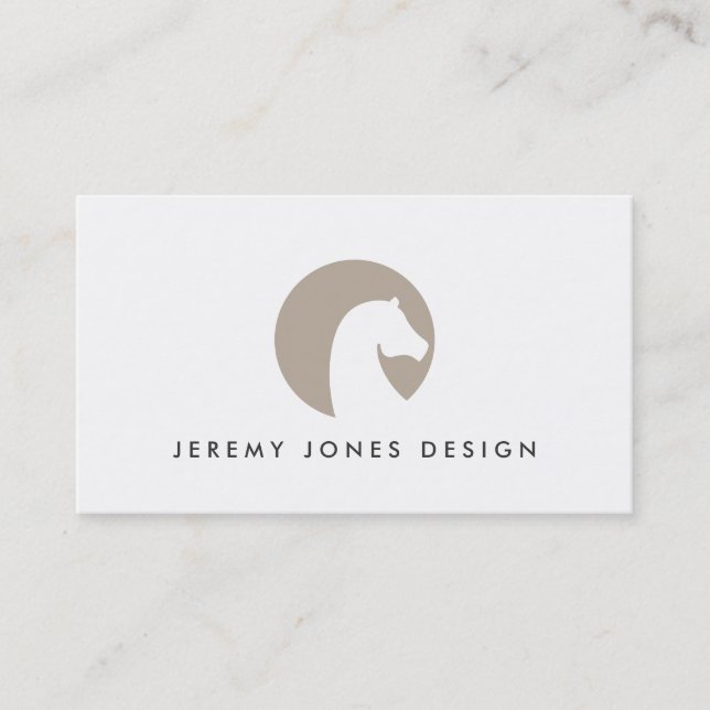 HORSE LOGO No. 2 Business Card (Front)