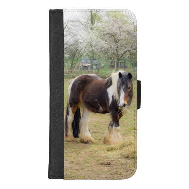Horse love iPhone wallet case (Front)