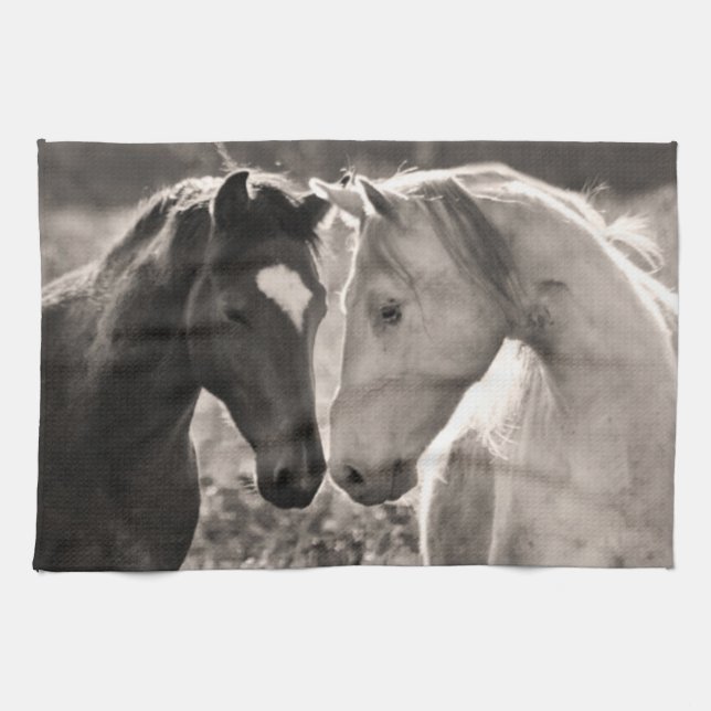 Horse Love Kitchen Towel (Horizontal)
