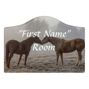 Horse Love Name Door Sign