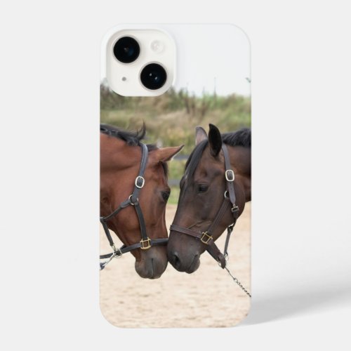 Horse Love Two Horses  iPhone 14 Case
