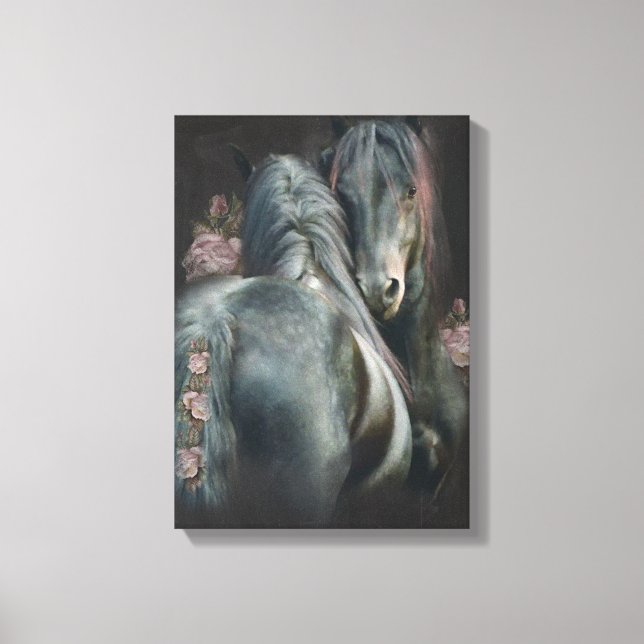Horse Love - Wrapped Canvas Print (Front)