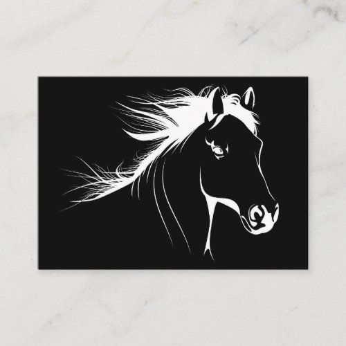 Horse Lover Beautiful Horse Sketch Business Card