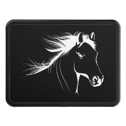 Horse Lover Beautiful Horse Sketch Hitch Cover