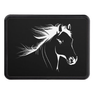 Horse Lover Beautiful Horse Sketch Hitch Cover