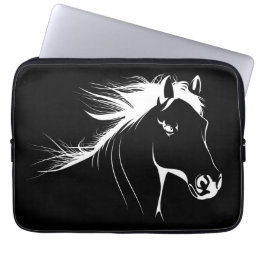 Horse Lover Beautiful Horse Sketch Laptop Sleeve