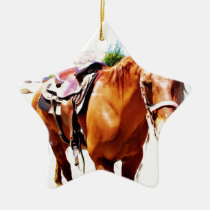Horse Lover_ Ceramic Ornament