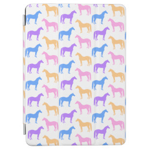 Horse Lover Colorful Equestrian Rider iPad Air Cover