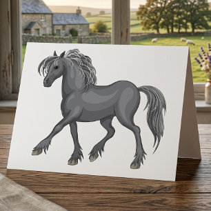 Horse Lover Country Western Hello Thinking of You Card