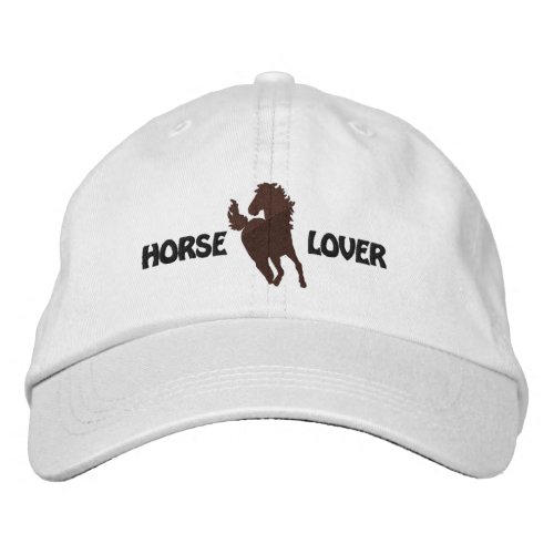 Horse Lover Embroidered Cap _ Different Hat Styles