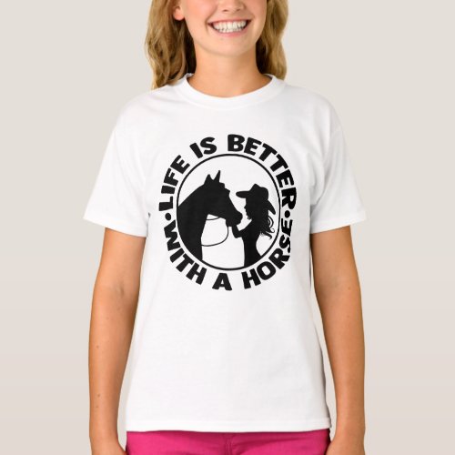 Horse Lover Equestrian Cowgirl Country Western T_Shirt