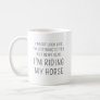 Horse Lover Equestrian Gift Funny Custom Name Coffee Mug