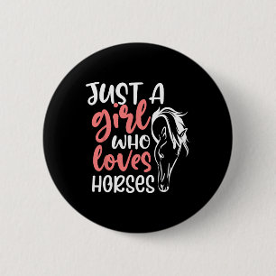 Horse Lover Equestrian Horseback Riding Girls West Button