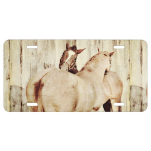 Horse Lover Equestrian License Plate
