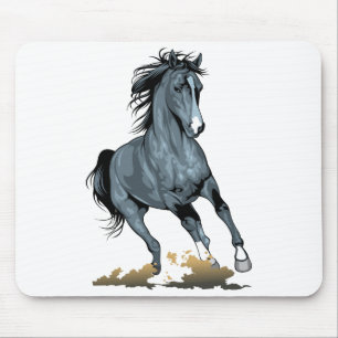 Horse Lover Equestrian Pony Horses Cowgirl Cowboy Mouse Pad