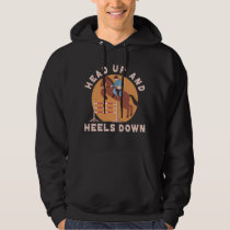 Horse Lover Equestrian Riding Head Up And Heels Hoodie