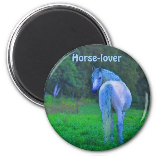 Horse_lover Equine design Magnet