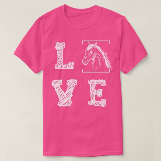 Horse Lover Gift Riding Sport Horse T-Shirt (Design Front)