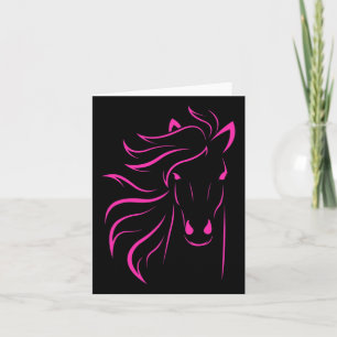 Horse Lover Gifts Womens Equestrian Men Horseback Card