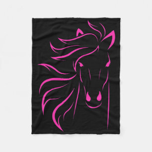 Horse Lover Gifts Womens Equestrian Men Horseback Fleece Blanket